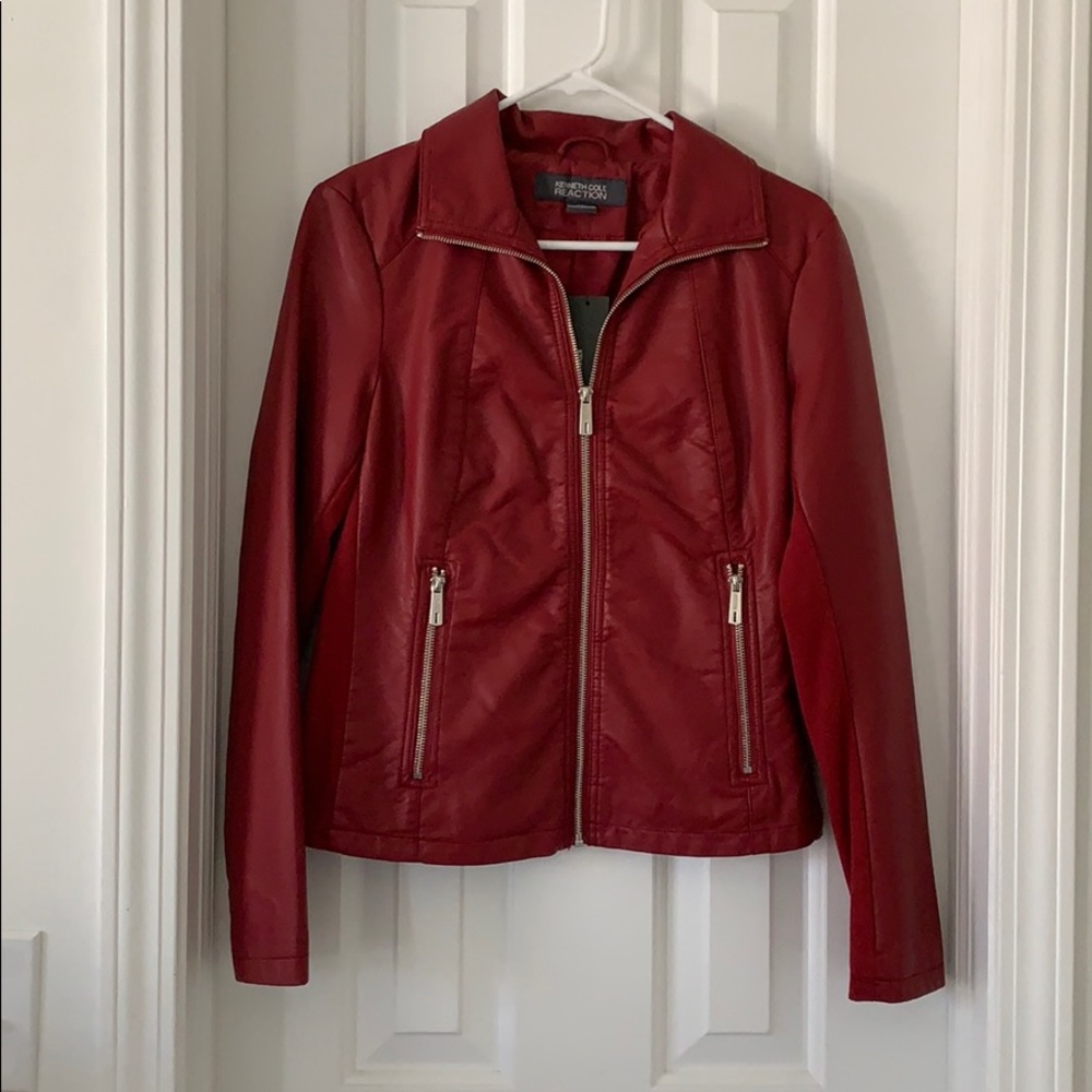 NWT Faux Leather Jacket